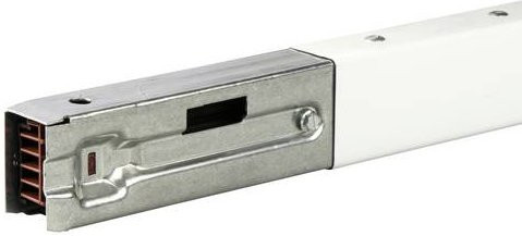 Schneider Electric KBA25ED2305TW KBA gerades Element Schienenkasten, 25A, 5 Abgänge, L+N+PE, weiß - Bild 1