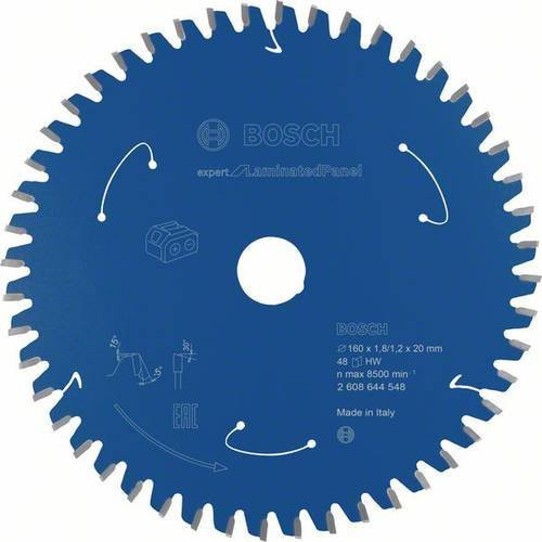 Bosch Expert Kreissägeblatt für beschichtete Paneele, Durchmesser: 160 mm, 48 Zähne - Bild 1
