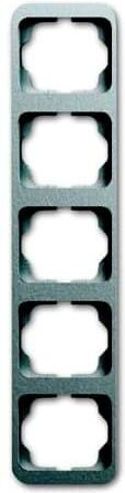 Busch-Jaeger 5-fach Rahmen in Platin/Silber aus Aluminium - Bild 1