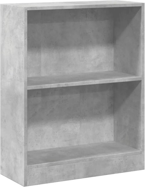 vidaXL Bücherregal aus Holzwerkstoff in Betongrau, B/T/H: 60 x 24 x 76 cm - Bild 1