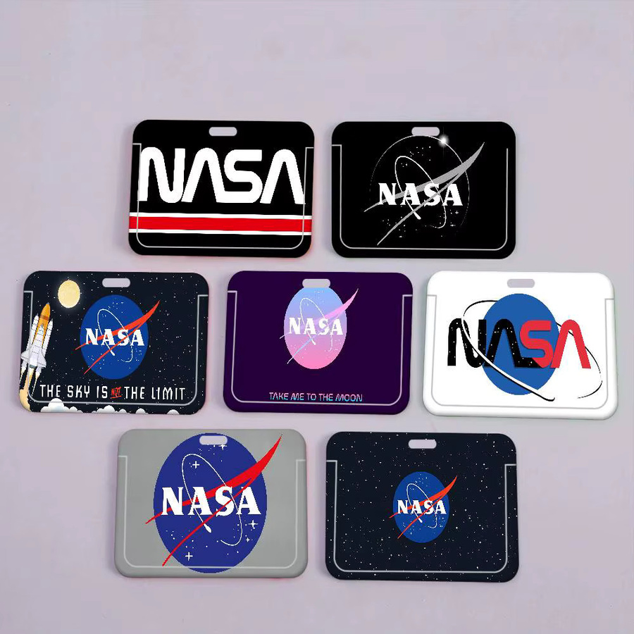 N-NASA-A Kartenhalter für Firmenmitarbeiter-Ausweise und ID-Karten aus Kunststoff in Schwarz - Bild 2