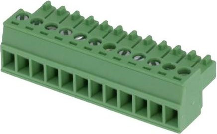 Molex Printklemme 395005012 in Grün mit 12 Polen - Bild 1