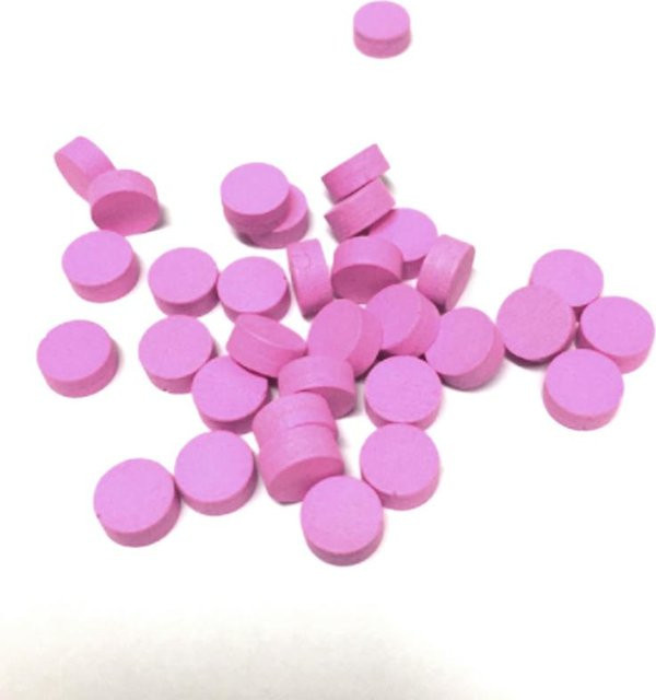 Binchi Spielmarken, Holzspielsteine, 100 Stück, Rosa / Pink, Zubehör - Bild 1