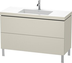 Duravit Waschtischunterschrank L-Cube c-bonded in Tau matt Beige, B/T/H: 120 x 48 x 69,8 cm - Bild 1