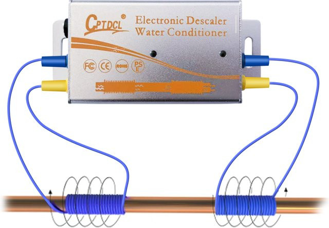Elektronisches Wasser-Entkalkersystem CPTDCL in Silber mit Legierungsgehäuse - Bild 1