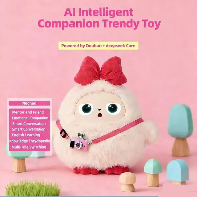 Linyi toy Interaktiver Begleiter, Plüsch, mit Smart Stimme & LED-Augen, ab 6 Jahren - Bild 1