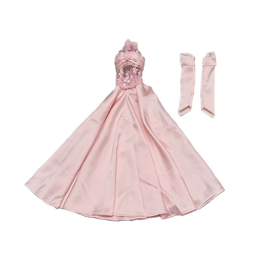 Fantasy Angel BJD Kleidung für 1/4 Puppen – Rosa Prinzessinnen Kleid im kaiserlichen Stil für Weihnachten - Bild 2