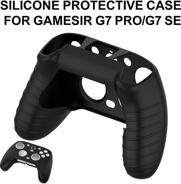 Gamesir Silikon-Schutzhülle für G7 Pro und G7 SE Controller in Schwarz, rutschfest und weich - Bild 1