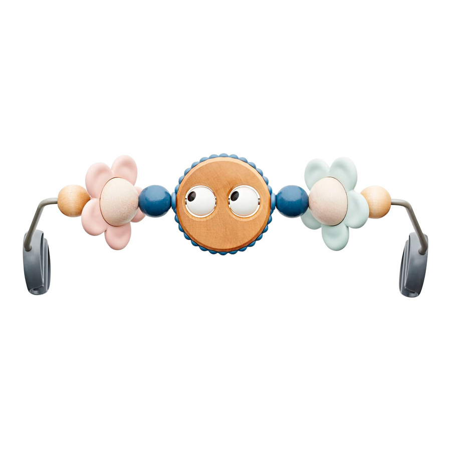 BabyBjörn Bundle Babywippe Bliss 3D Jersey mit Spielbogen in Beige und Multicolour - Bild 1