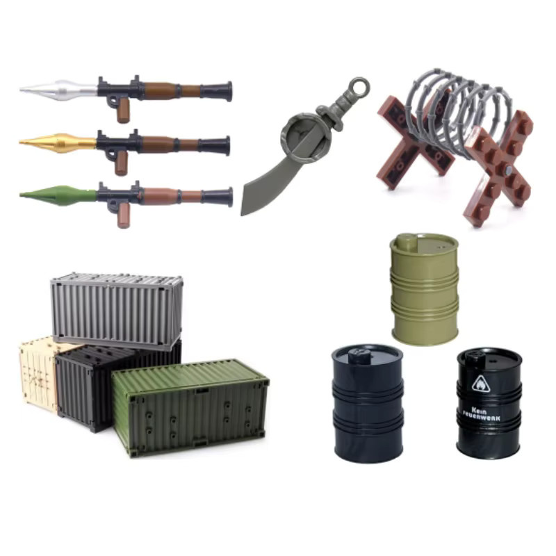 Mitty Baustein-Spielzeugset Militärmotiv, gepanzertes Fahrzeug, Modellzubehör - Bild 1