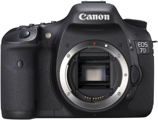Canon EOS 7D Digitale Spiegelreflexkamera Gehäuse Schwarz APS-C DSLR mit Canon EF Anschluss - Bild 1