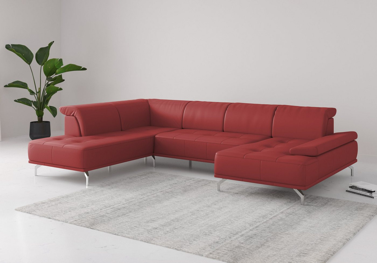 OTTO home Wohnlandschaft Caluna mit Sitztiefenverstellung und verstellbarem Kopf- und Armteil - Bild 1