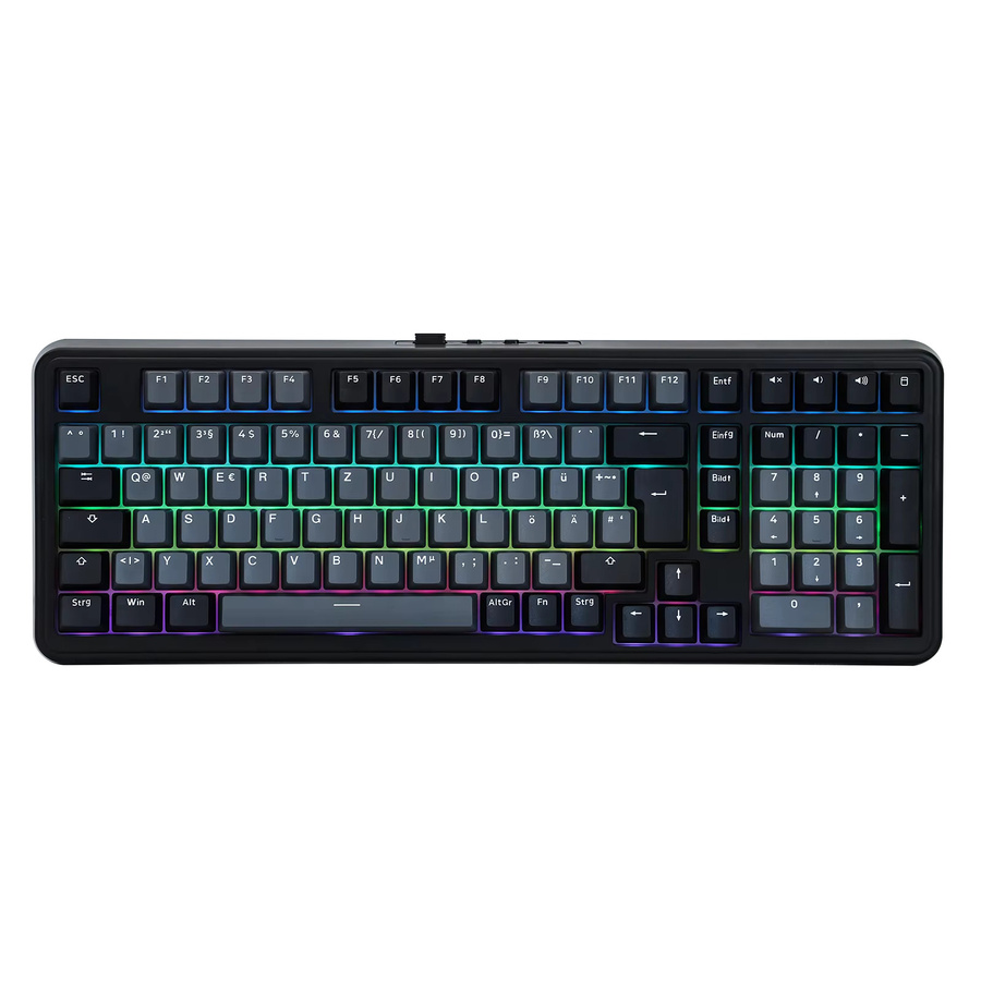 EPOMAKER TH99 Mechanische Tastatur mit QWERTZ Layout, 96% Dreifachmodus Kabellos, Schwarz, 8000mAh Akku - Bild 5