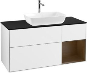 V&B Waschtischunterschrank Finion in Weiß lackiert, Breite: 120 cm, Tiefe: 50,1 cm, Höhe: 50,1 cm - Bild 1