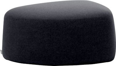 Leyform GOGO Pouf Polstermöbel in Anthrazit, mittel oval, B: 98,0 cm, T: 91,0 cm, H: 44,0 cm - Bild 1