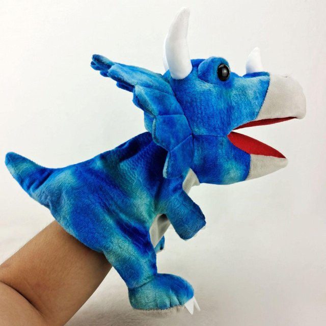 Yiran Health & Beauty Dinosaurier Handpuppen-Plüschtiere, ab 3 Jahre - Bild 1