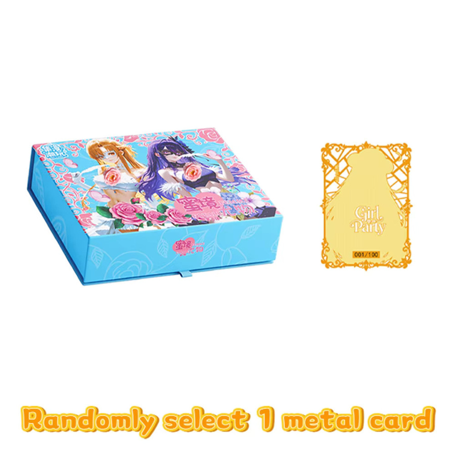 Bandai Goddess Card Waifu Anime Games Girl Party Swimsuit Bikini Feast Booster Box, Set / Bundle, Bunt / Mehrfarbig - Bild 1