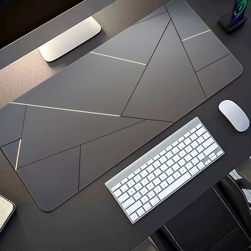 Mairuige XXL Gaming Mauspad in einfarbigem Design mit rutschfester Gummiunterseite als großes Erweiterungstastaturpad für Arbeit und Unterhaltung - Bild 2