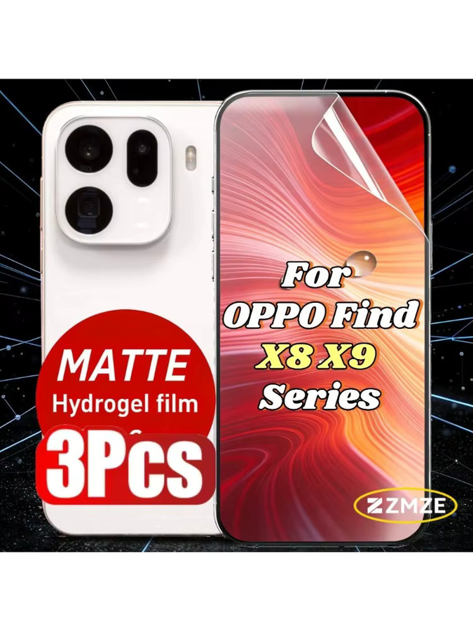 3er-Pack Hydrogel-Displayschutz mattiert für OPPO Find X9 X9 Pro X9 Ultra X9+ X9S Pro X8 X8 Ultra X8S X8S+ Serie - Bild 7