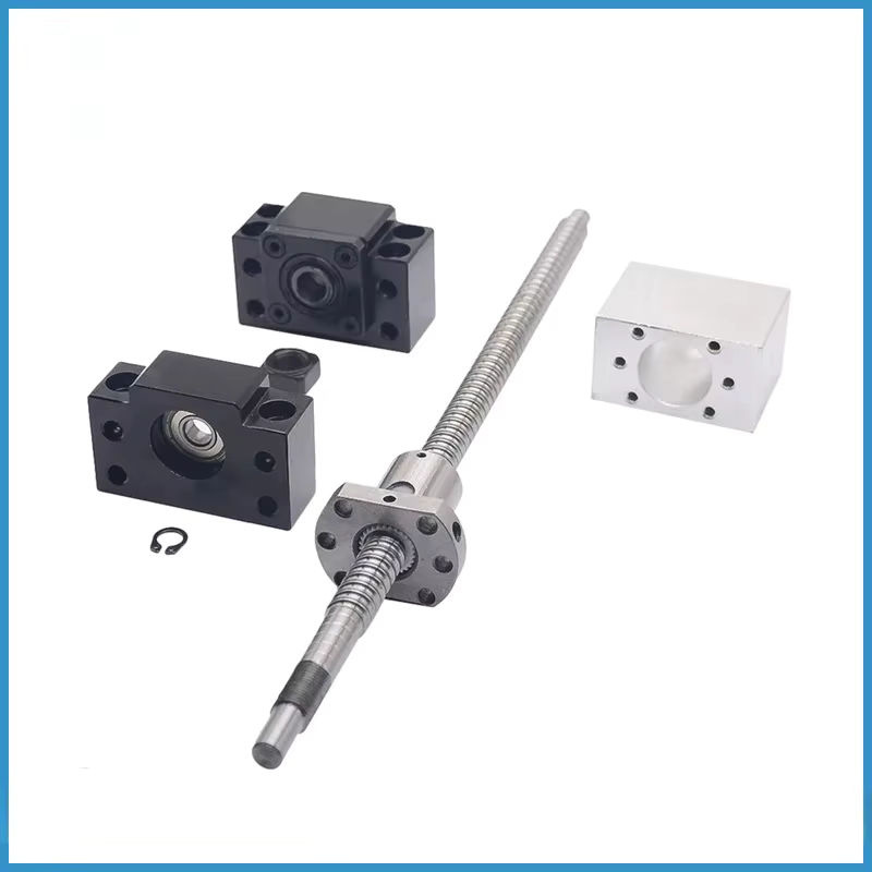 KYDCN Kugelgewindetrieb mit Mutter und Gehäuse in Silber, Durchmesser: 8 mm, Länge: 80 mm bis 550 mm - Bild 2