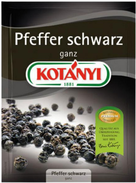 Kotanyi Pfeffer schwarz ganz 30 g - Bild 1