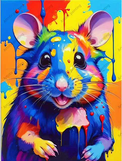 AZNM Kunstpuzzle, Bunt / Mehrfarbig, Tiere - Bild 1