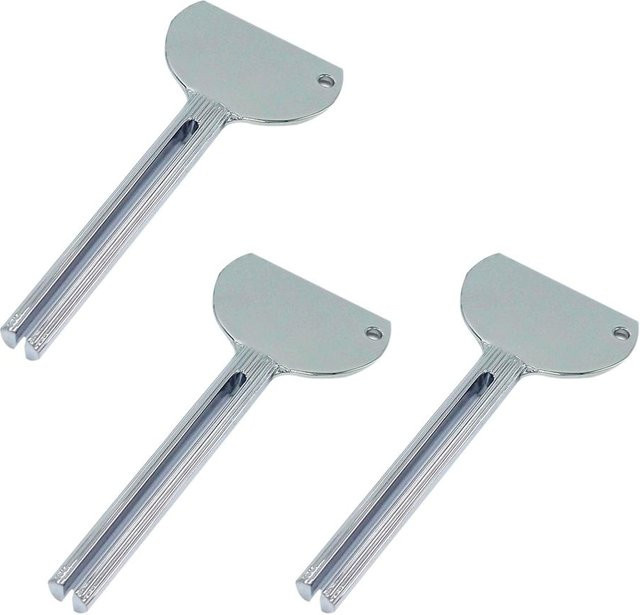 3er Set Zahnpasta-Quetscher aus Aluminiumlegierung von CosyHome in Grau/Silber - Bild 1