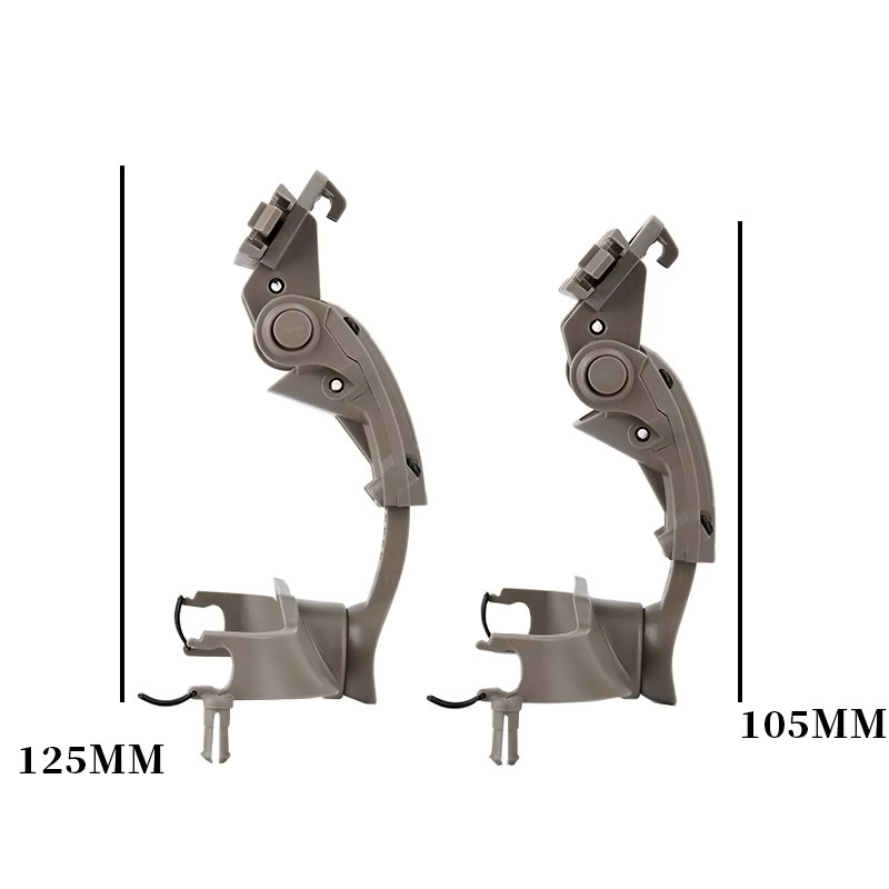WADSN Taktischer Headset-Adapter für Fast-Helm ARC und Wendy M-LOK Schiene, Schießhalterung kompatibel mit VII - Bild 4