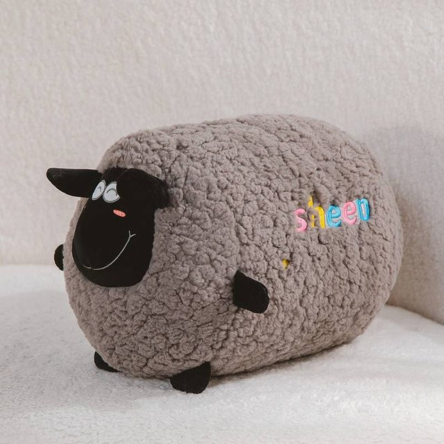 Niedliches Schaf Stofftier, Plüsch, grau, 30cm, ab 12 Jahre - Bild 1