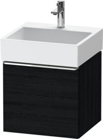 Duravit Waschtischunterschrank D-Neo, wandhängend, schwarz/weiß, B/T: 48,4 x 44,2 cm - Bild 1