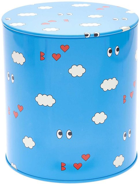 Rico Design x Redfries Keksdose Wolken blau B: 15 cm, H: 13,5 cm - Bild 1