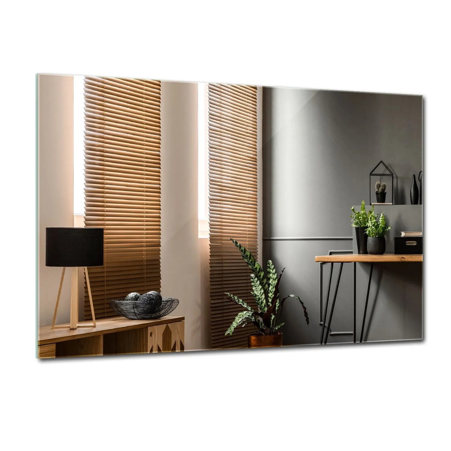 Tulup Wandspiegel Rechteckig Modern B: 100 cm, H: 70 cm - Bild 2