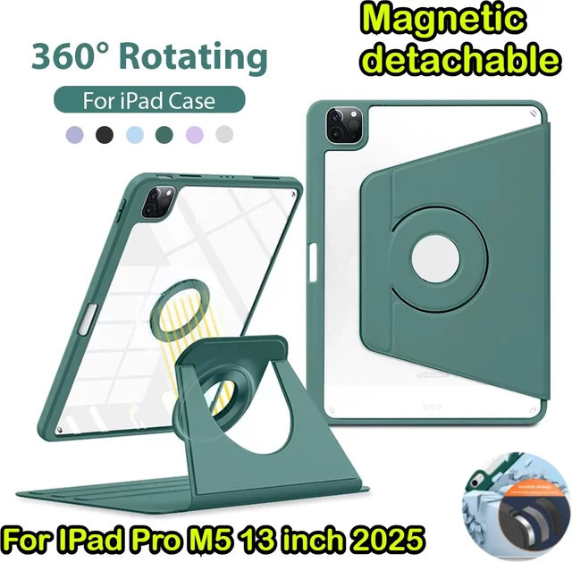 Magnetische abnehmbare Schutzhülle für Apple iPad Pro, Air und Mini in Pink und Green - Bild 1