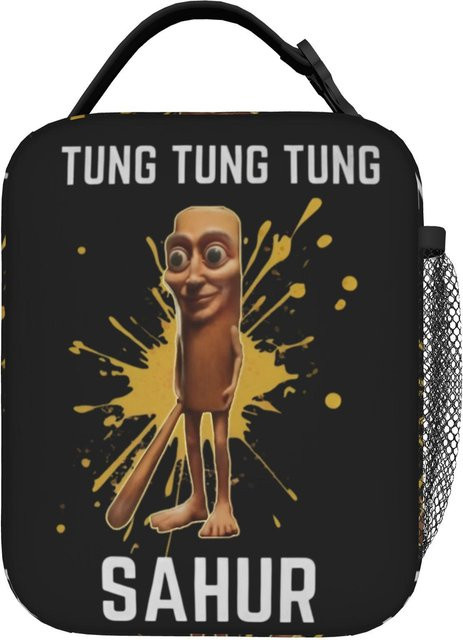 Isolierte Lunchtasche Fancy Style Studio in Schwarz mit hoher Kapazität - Bild 1
