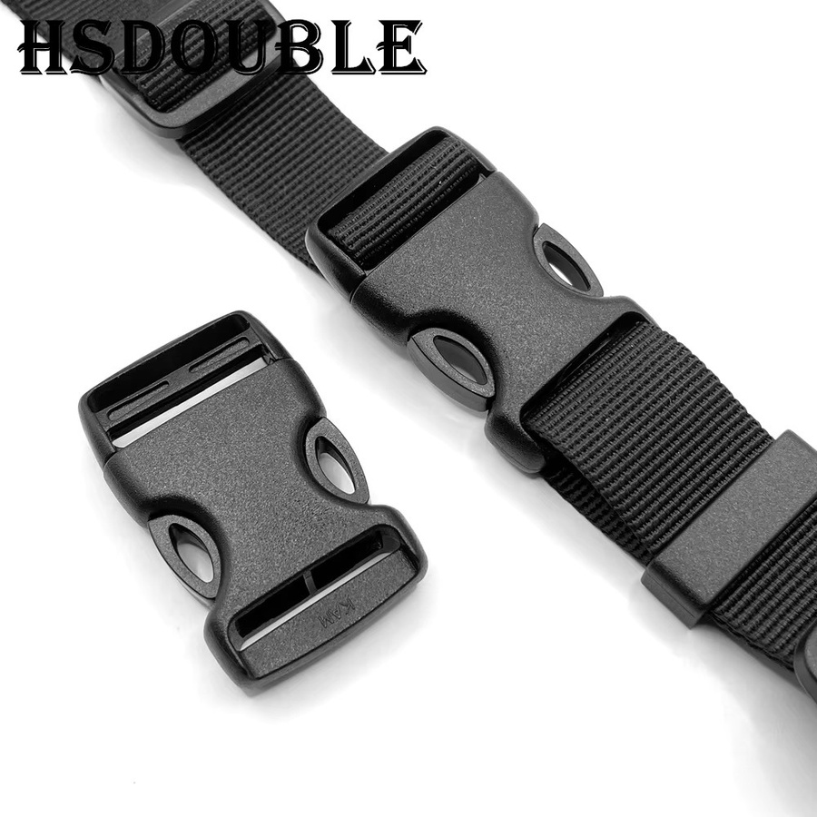 HSDOUBLE Kunststoffschnalle Schwarz, 2er Packung, Gewölbt und innen abnehmbar für Rucksackgurte und Outdoor-Sport, erhältlich in 20mm, 25mm, 32mm, 38mm und 50mm - Bild 4