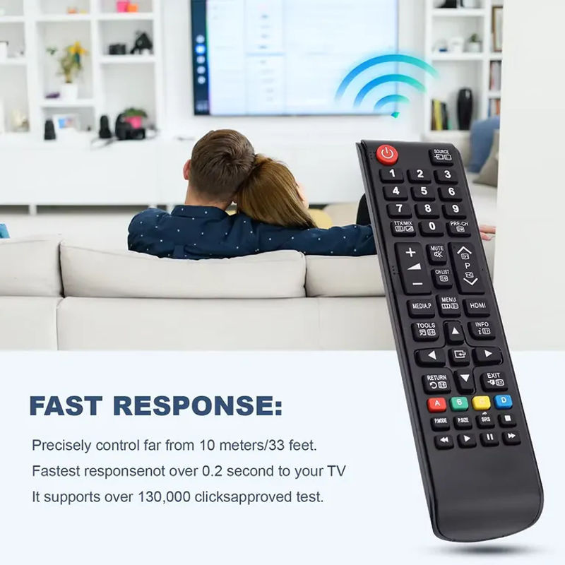 Samsung Ersatzfernbedienung für Smart TV LED HD LCD HDTV 3D in Schwarz - Bild 5