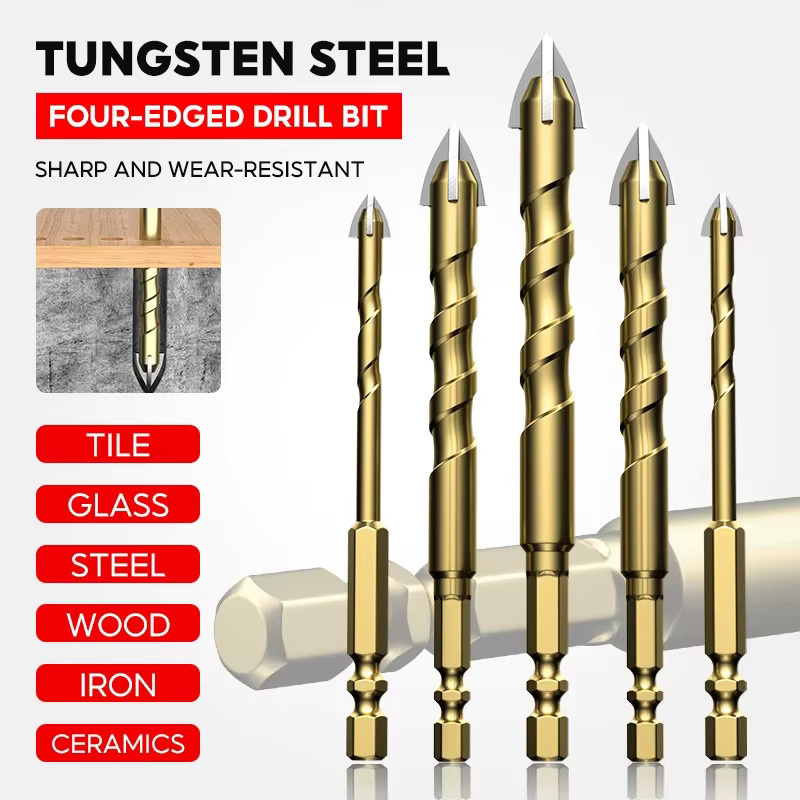 Overlord Lochsäge Bohrer für Fliesen Glas Beton und Wände in Gold - Bild 2