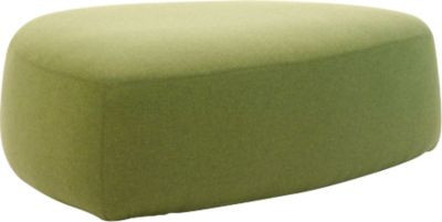 Leyform GOGO Pouf Polstermöbel in Hellgrün, oval, mit Stoffbezug, B: 124 cm, T: 109 cm, H: 44 cm - Bild 1
