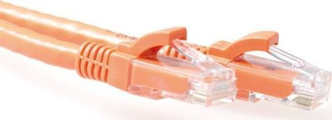 ACT CAT6A U/UTP Patchkabel Snagless mit RJ45-Steckern, Orange, 20 m - Bild 1