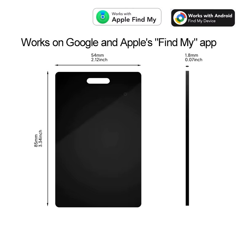 Leapii Slim Wallet Smartcard-Tracker in Schwarz, wasserdichter Bluetooth-Artikelfinder für iOS und Android - Bild 3