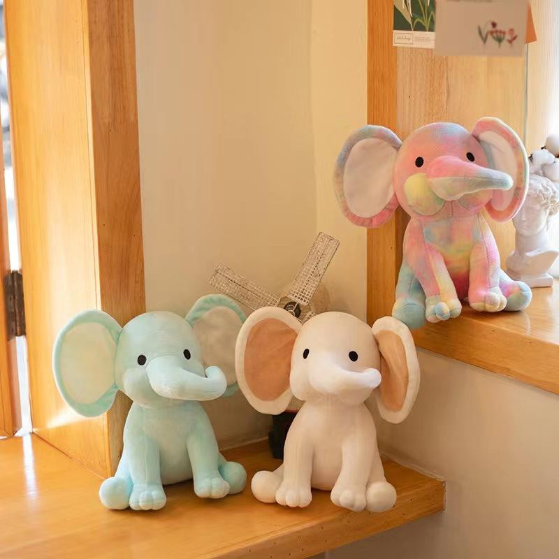 Bai Fen Bai Toys Stitch Elefant Plüschtier weiß - Bild 2