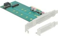 Delock Speicher-Controller PCI Express x4 Karte mit 1 x M.2 Key B und 1 x NVMe M.2 Key M sowie SATA 6Gb/s (89047) - Bild 1