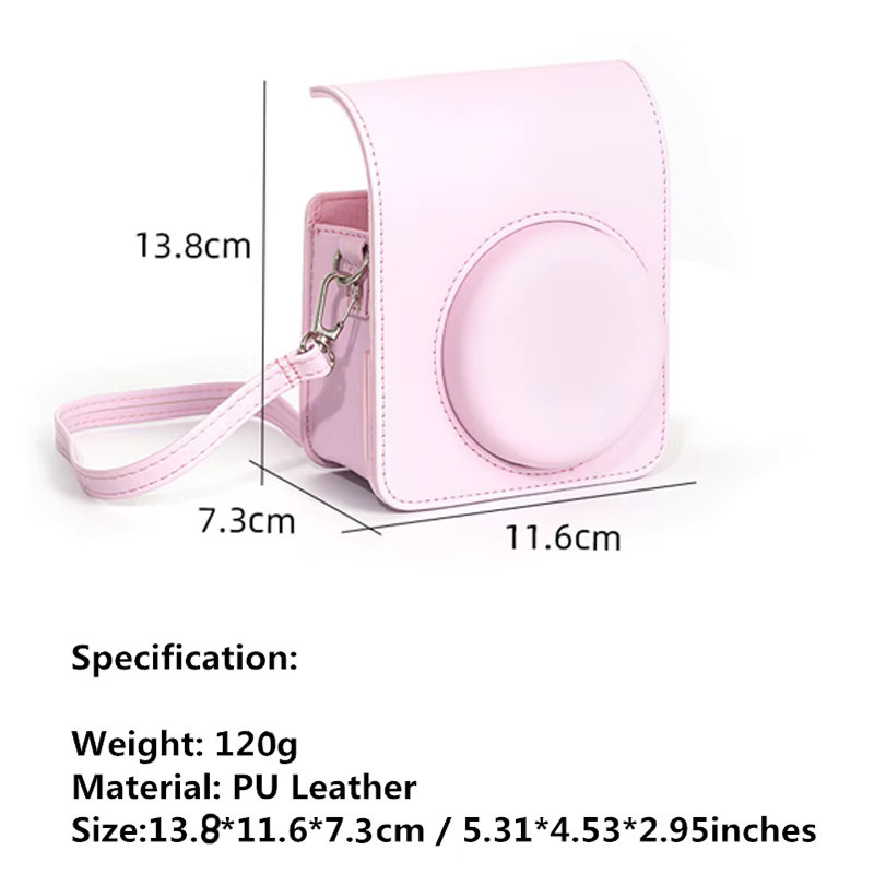 Fujifilm Instax Mini 13 Kameratasche aus PU-Leder mit Schultergurt - Bild 1