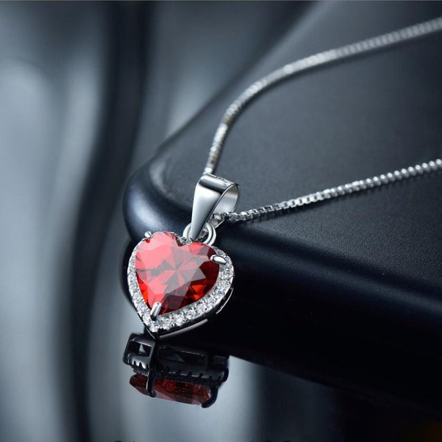 Lucky Star Jewelry Halskette, 925 Silber, Herz-förmig, Damen - Bild 1
