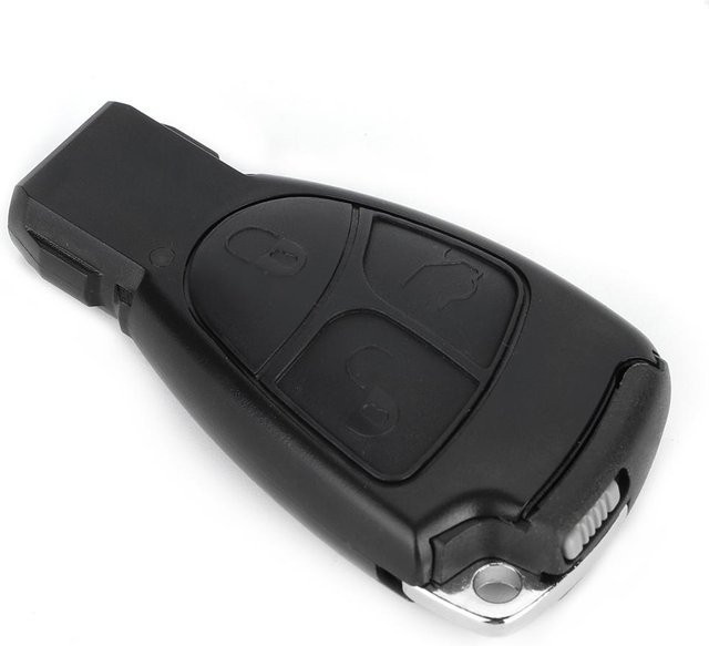 Neoglint Schlüsselanhänger Shell Case für Mercedes Benz Blade, 3-Tasten-Auto-Fernbedienung, Schwarz - Bild 1