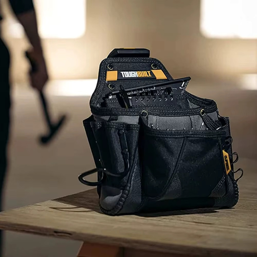 TOUGHBUILT ClipTech Contractor Pouch TB-CT-01 Robuste 6-lagige Werkzeugtasche mit Ständer für Elektriker und Tischler - Bild 5