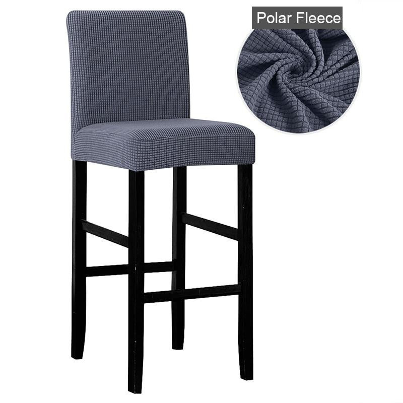YZFZP Barhocker Schutzbezug aus elastischem Samtstoff für hohe Hocker im modernen Stil - Bild 2