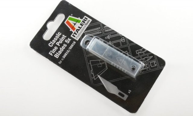 Italeri Ersatzklingen spitz, Zubehör, Metall, Grau - Bild 1