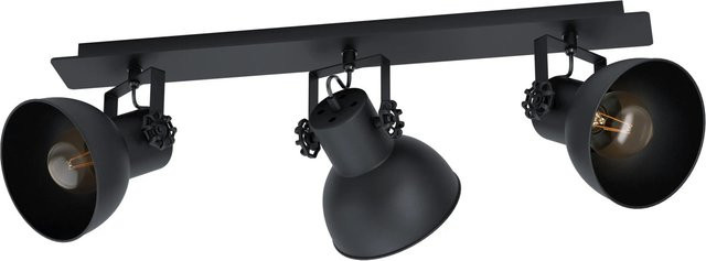 Eglo Spot 3er Barnstaple 1 Wandleuchte im Industrial-Design Anthrazit - Bild 1