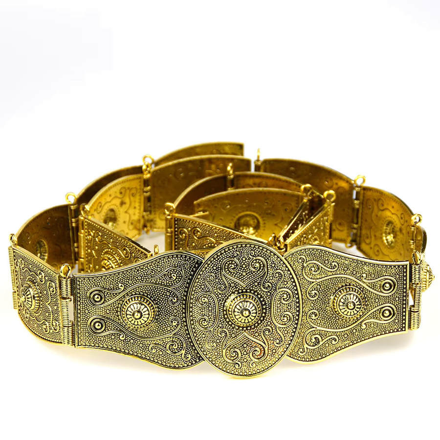 sunspice ms. Gürtel Taille Kette, Messing, Gold, Damen - Bild 4